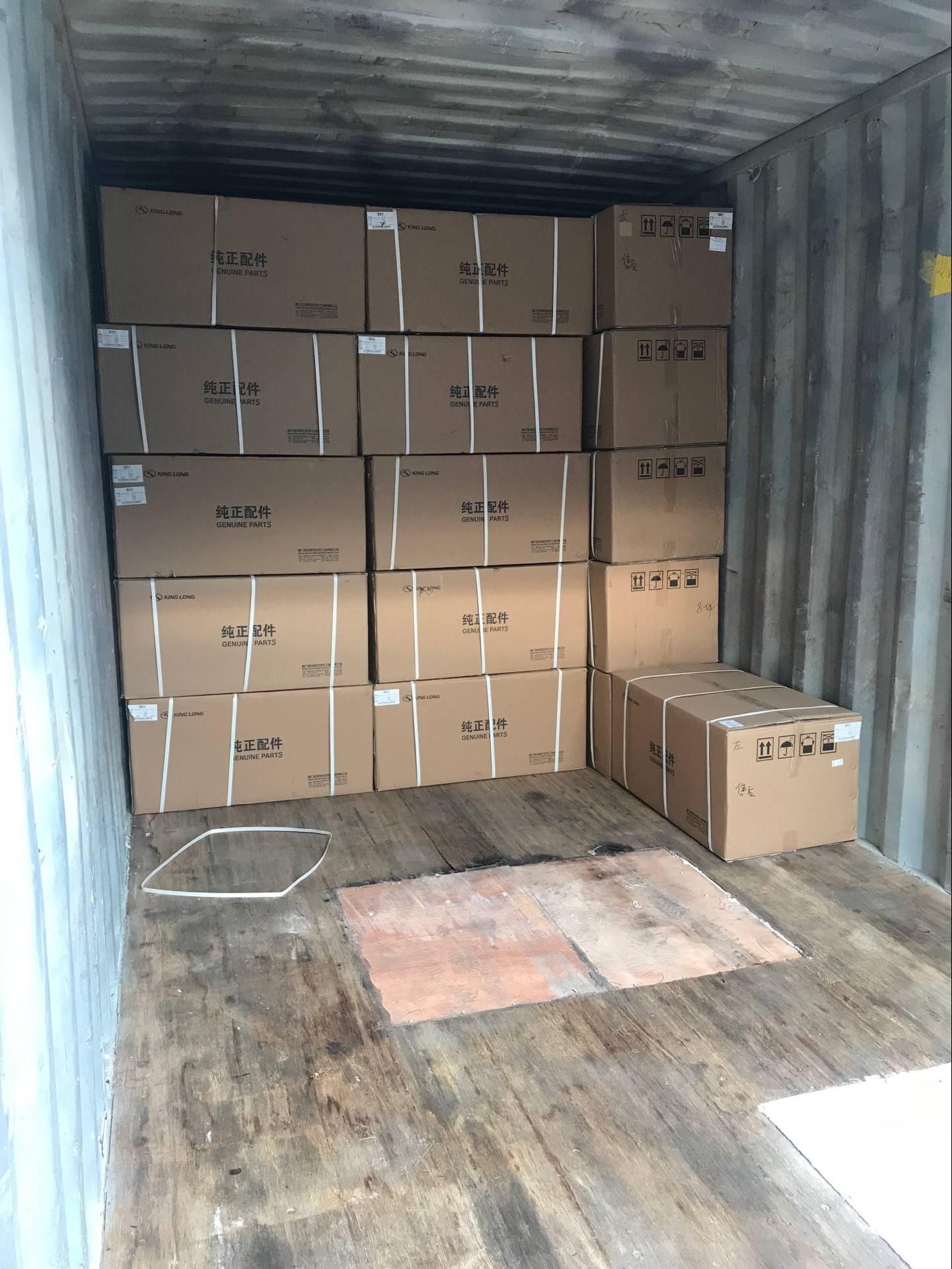 Packing of bus parts Packing of bus parts
